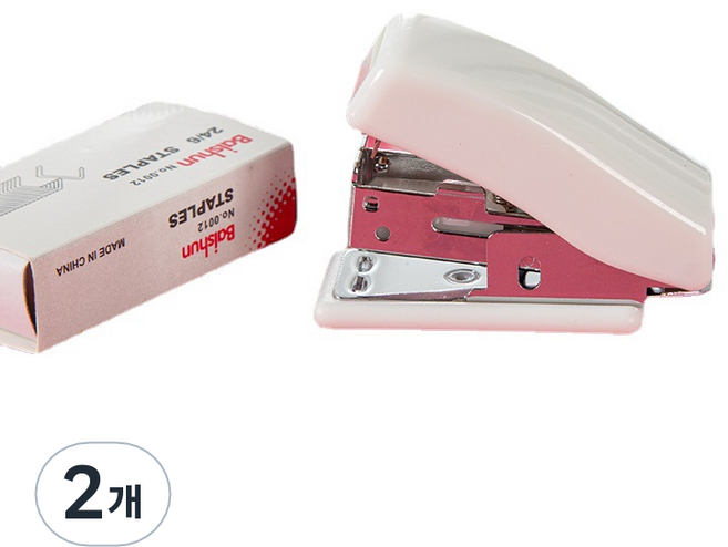 아이코어스 미니 스테이플러 심 세트, 혼합색상, 2개
