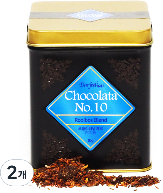 다질리언 초콜라타 넘버10 루이보스차, 40g, 2개입, 2개