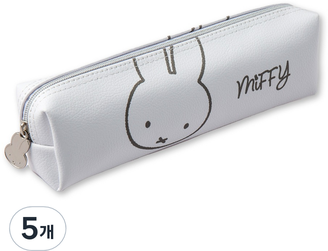 미피 스틱 필통, 화이트, 5개
