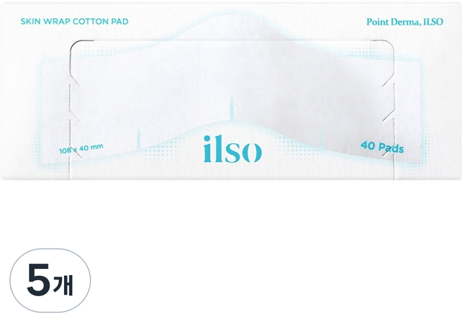 ilso 貼合棉片, 5個, 40枚入