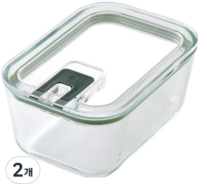 쿠치나도로 루체락 밀폐용기, 2개, 670ml