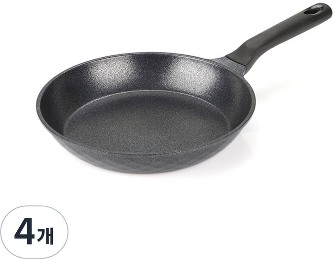 키친아트 인덕션 꼬뜨 실버 프라이팬, 20cm, 4개