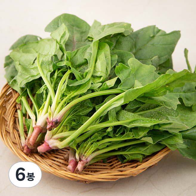 남해 시금치, 350g, 6봉