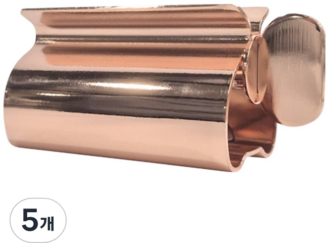 월드크린 스텐 치약짜개, 핑크, 5개