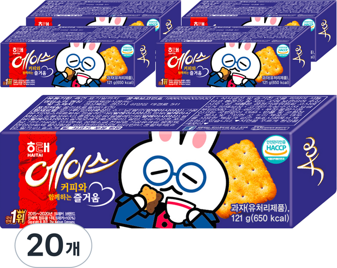 해태 에이스, 121g, 20개