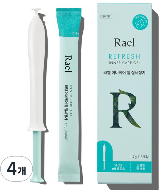 3위 - 라엘 이너케어 젤 질세정기 3p, 1.7g, 4개