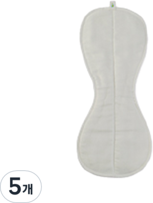밤부베베 순한대나무 안심 천기저귀 더블러, 화이트, 5개
