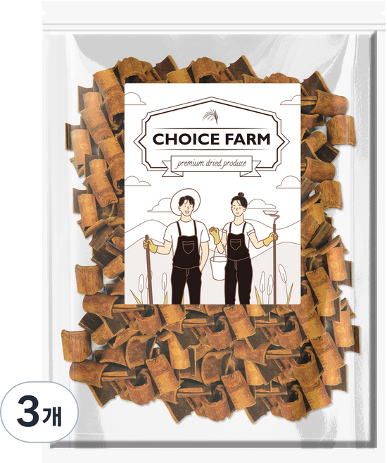 초이스팜 자른 육계 계피, 500g, 3개