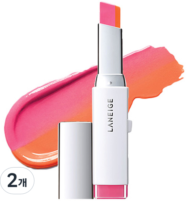 라네즈 투톤 립바, 8호 네온 주스, 2개, 2g