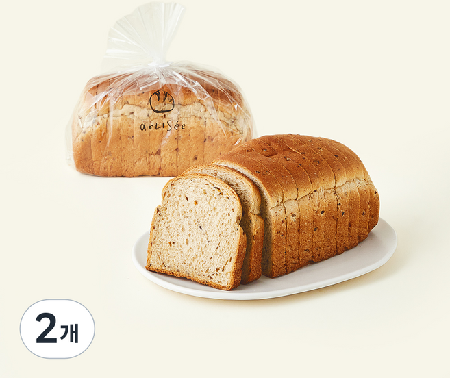 아티제 잡곡식빵, 340g, 2개