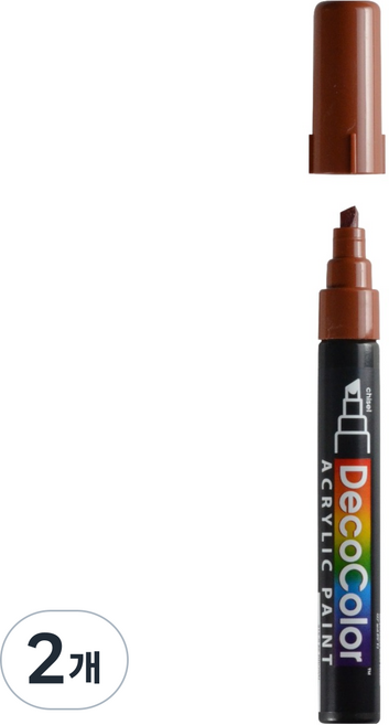 우찌다 데코컬러 아크릴 마카 315 6 브라운, 2개, 1색
