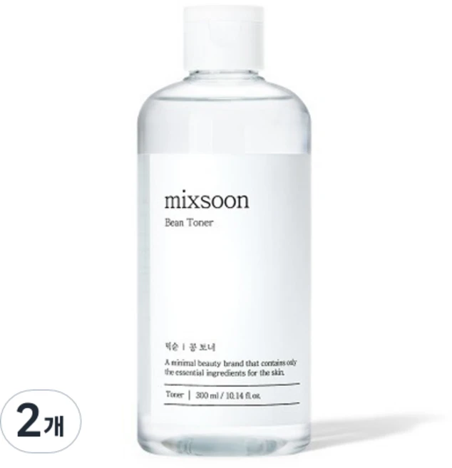 [비건뷰티] 믹순 콩 토너, 2개, 300ml - 쿠팡