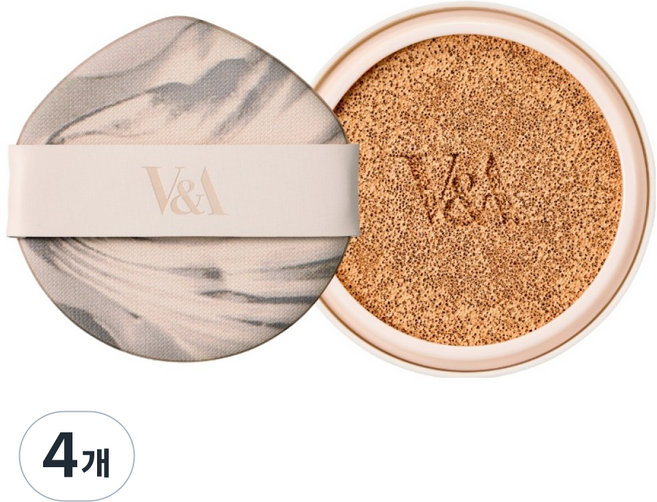 브이앤에이뷰티 Beauty 롱 웨어 쿠션 파운데이션 래디언트 리필 12g, 4개, 02 뉴트럴 베이지