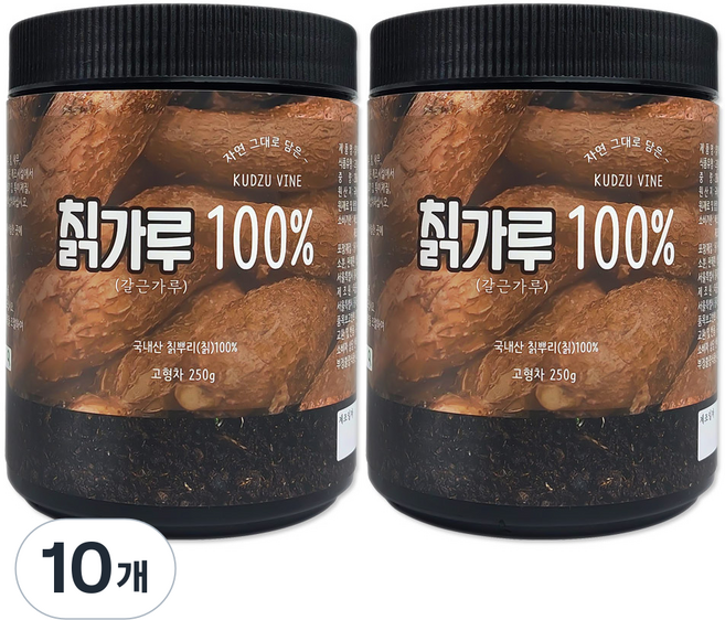 헬로우그린 칡가루, 250g, 10개
