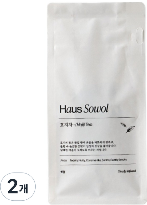House Sowol 焙茶, 45g, 2個, 1入