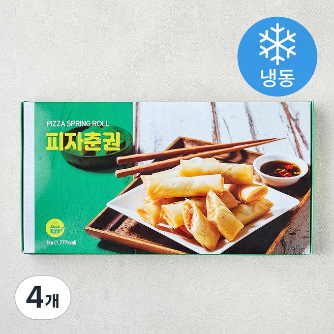 랜시 피자춘권 (냉동), 1kg, 4개