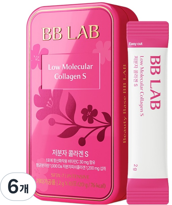 BB LAB 科研 NutriOne 低分子膠原蛋白 S 強效迷你 10入, 20g, 6個