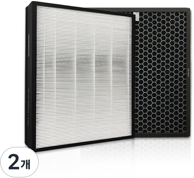 위니아 공기청정기 WPA16RAW 호환 필터, EPA16DAAP, 2개