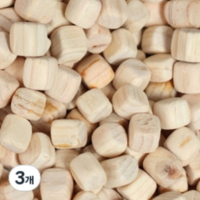 제이준편백 편백나무 사각칩 본품, 1kg, 3개
