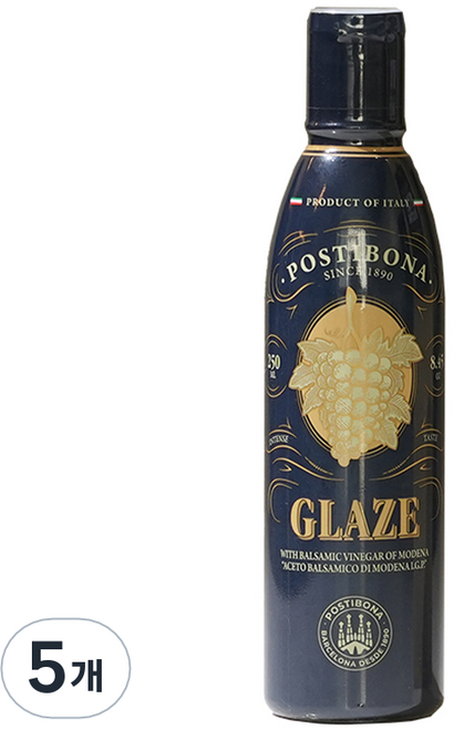 포스티보나 레드 발사믹 글레이즈, 5개, 250ml