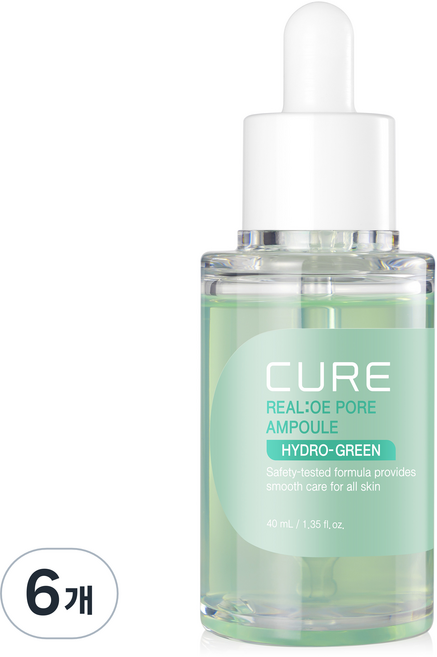 김정문알로에 큐어 리알로에 포어 앰플, 40ml, 6개
