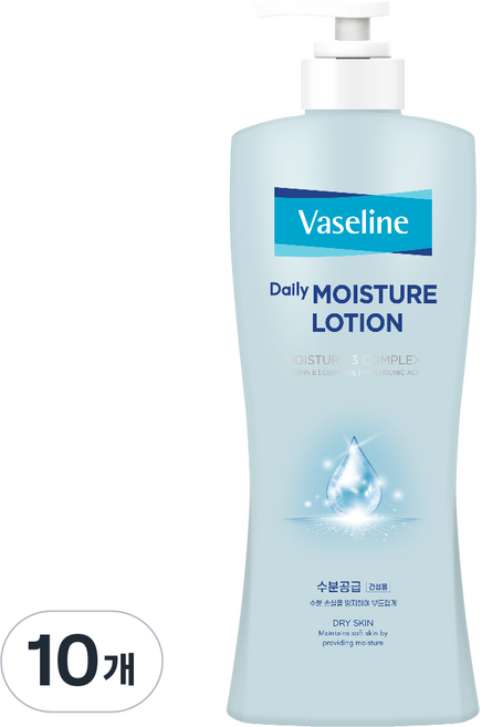 애경바세린 데일리 모이스처 바디로션, 450ml, 10개