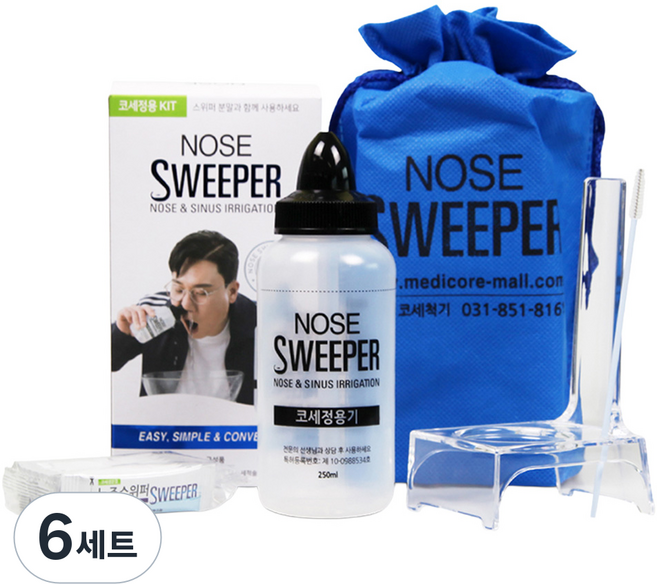 노즈스위퍼 코세정용 키트 세트, 6세트