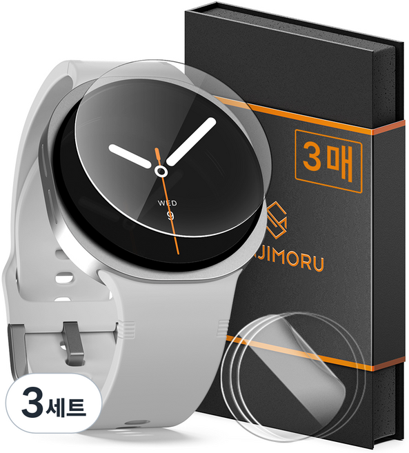 신지모루 풀커버 자가복원 TPU 액정보호필름 3P, 3세트