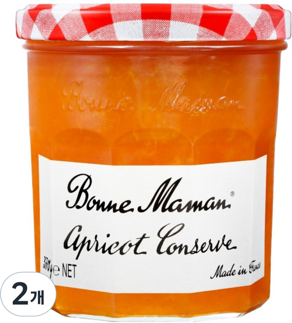본마망 살구 잼, 370g, 2개