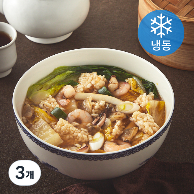 쿡솜씨 해물 누룽지탕 밀키트 (냉동), 420g, 3개