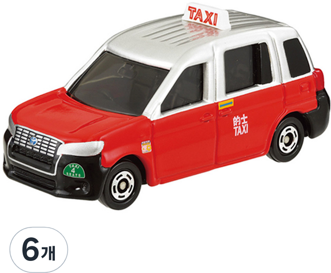 토미카 홍콩 택시 시내 피규어 레드, 6개