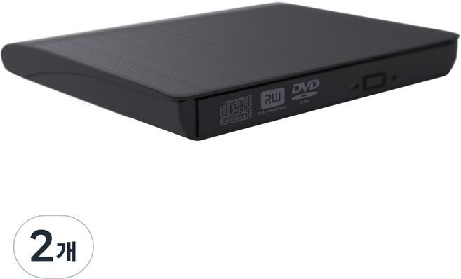 넥스트유 USB3.0 외장형 ODD 노트북외장 CD롬, NEXT-200DVD-RW, 2개