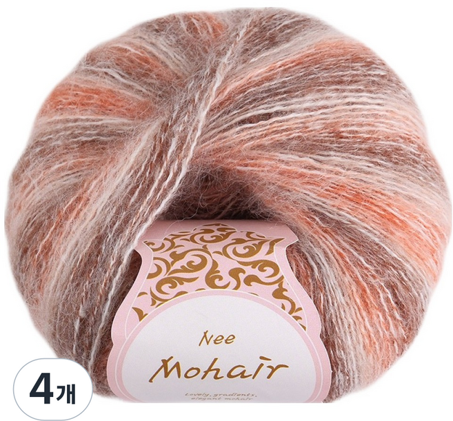 Nemo毛線, 4個, 05 橘磚棕色