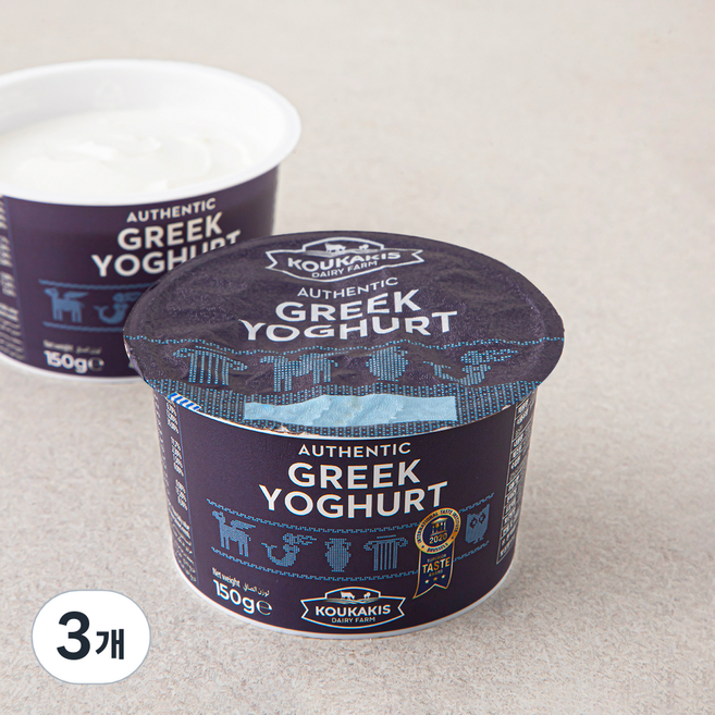 코우카키스 그릭 요거트 10%, 150g, 3개