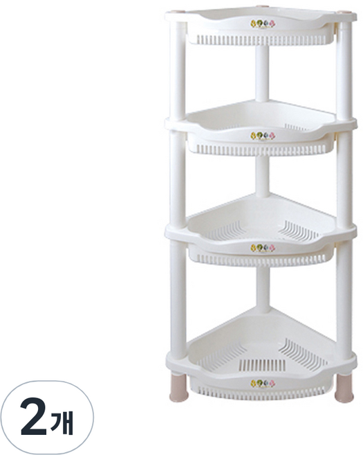 니드코 포레스트 스탠드 코너선반 4단, 랜덤 발송, 2개