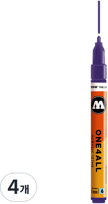 모로토우 원포올 아크릴 마카 2mm 127HS 042 currant, 4개