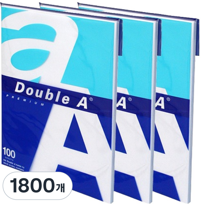 Double A 影印紙 80g, 1800個, A4