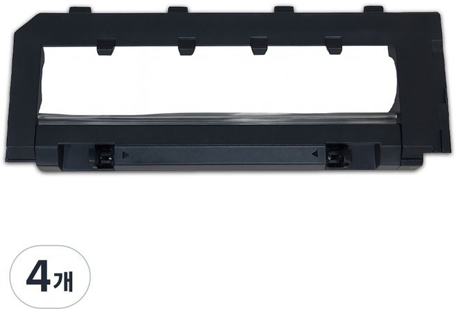 멋진공간 호환 로보락 S7 검정 메인브러쉬 커버, 4개