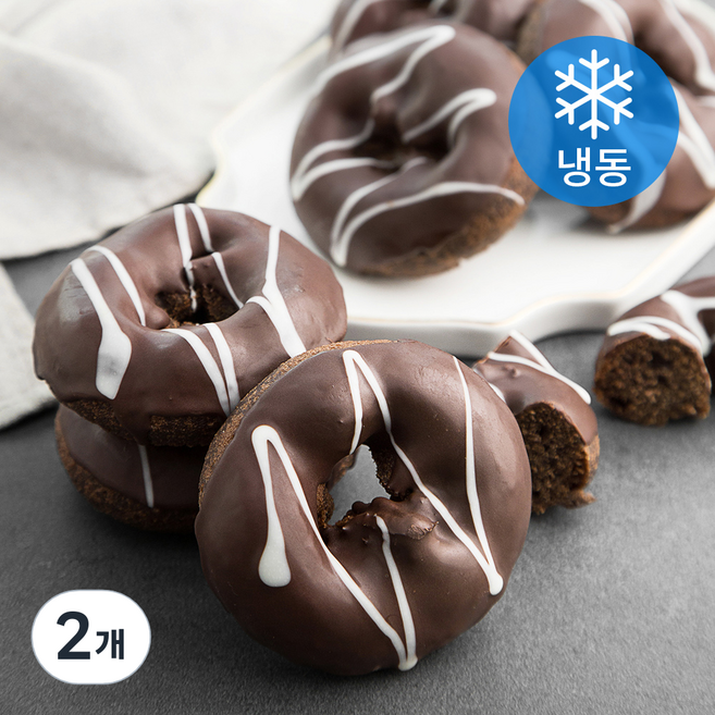 디앤비도너츠 초코퐁당 도넛 (냉동), 50g, 10개입, 2개