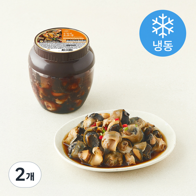 순담원 간장 소라장 (냉동), 450g, 2개