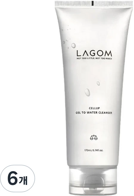 라곰 셀럽 젤 투 워터 클렌저, 170ml, 6개 - 쿠팡