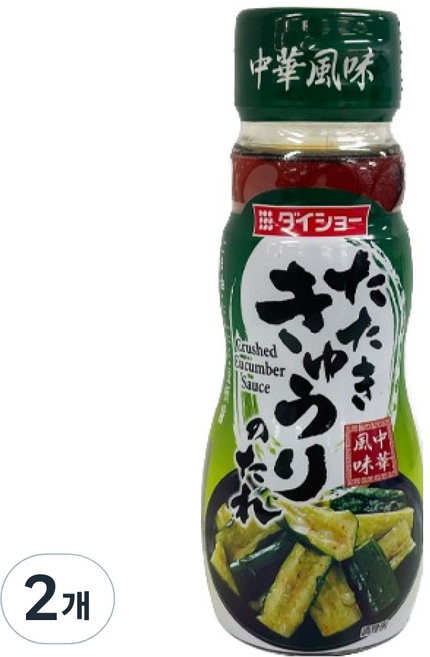 다이쇼 중화풍 오이탕탕이 소스, 2개, 150ml