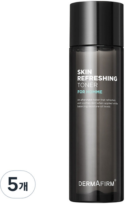 더마펌 스킨 리프레싱 토너 포 옴므, 5개, 150ml