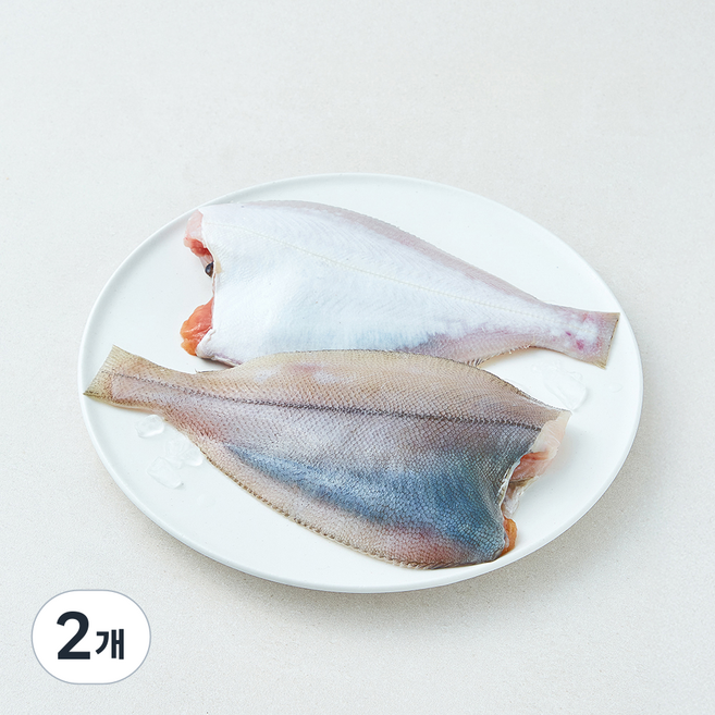 미감어보 국내산 손질 효온처리 생물 가자미 2미 (냉장), 2개, 400g