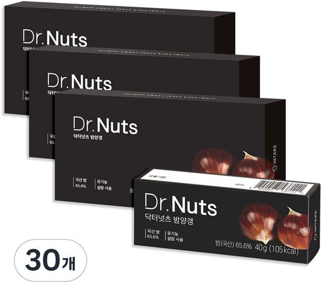 닥터넛츠 밤양갱, 40g, 30개