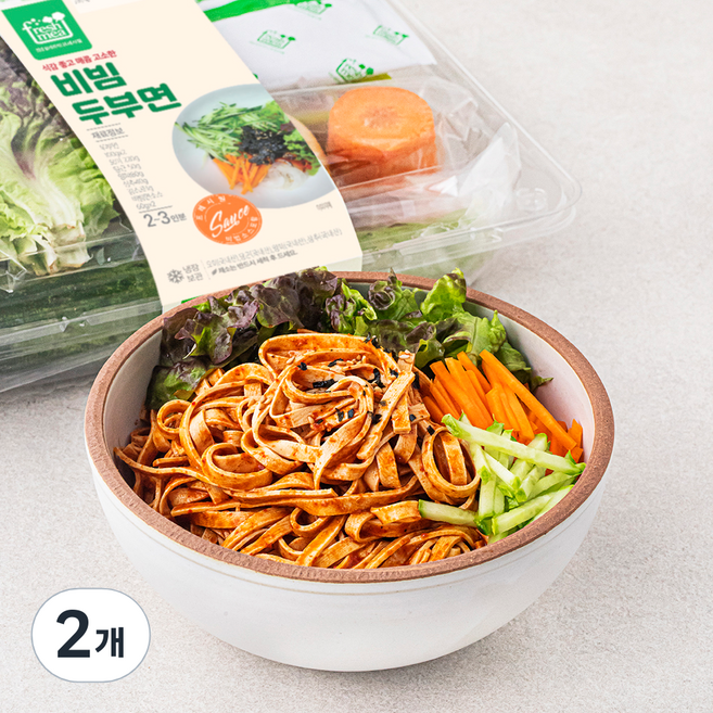 프레시밀 비빔두부면, 711g, 2개
