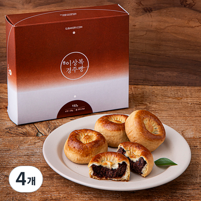 이상복명과 경주빵, 38g, 4개입, 4개