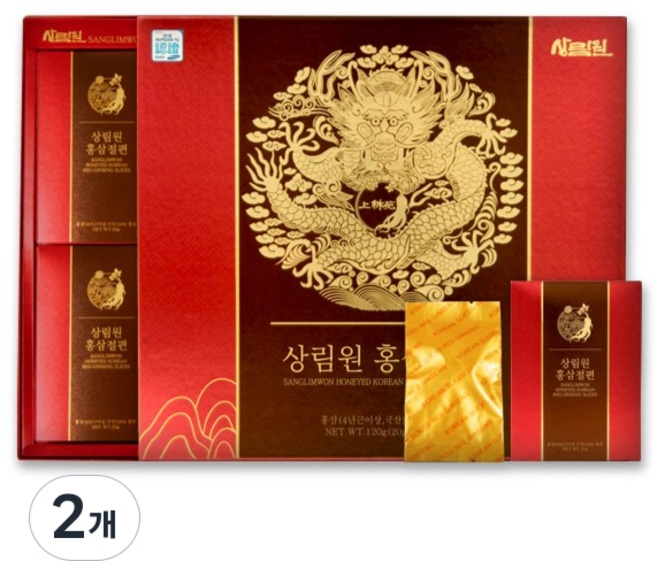 Sanglimwon 上林苑 紅參切片, 2個, 120g