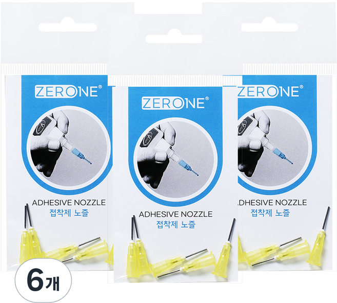 ZERONE 접착제 노즐 5p, 6개