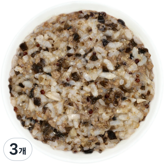 Jjangjuk 常溫副食品 後期米飯 11個月起 韓牛白日松茸米飯, 綜合口味, 160g, 3個